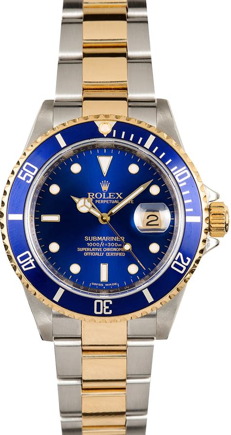 mens rolex submariner 16613 blue dial|rolex 16613 price guide.